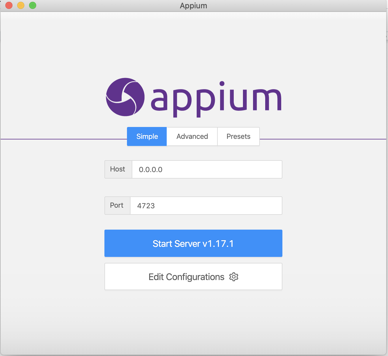 Appium Server
